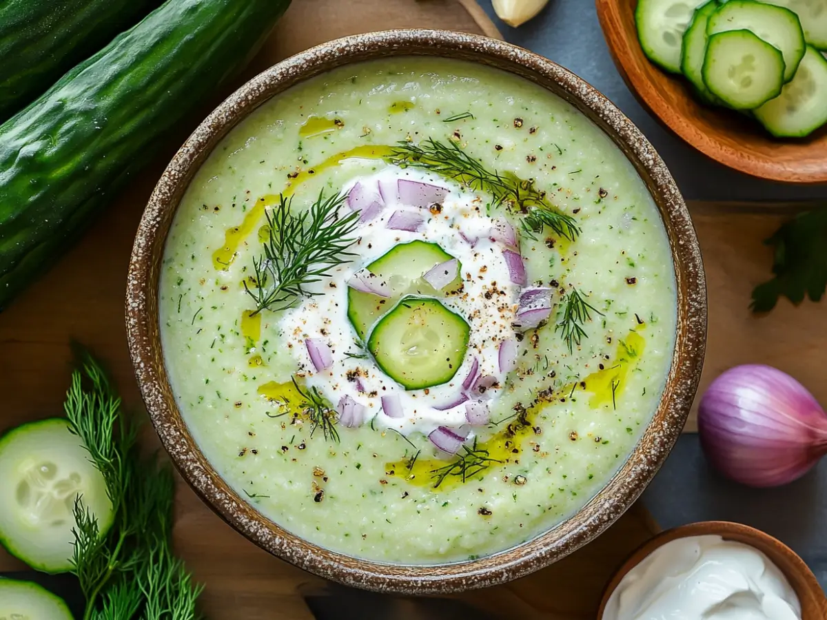 Cucumber Yogurt Soup