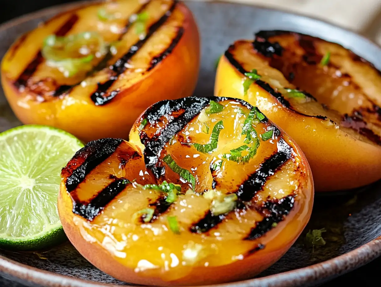 grilled peaches recipe