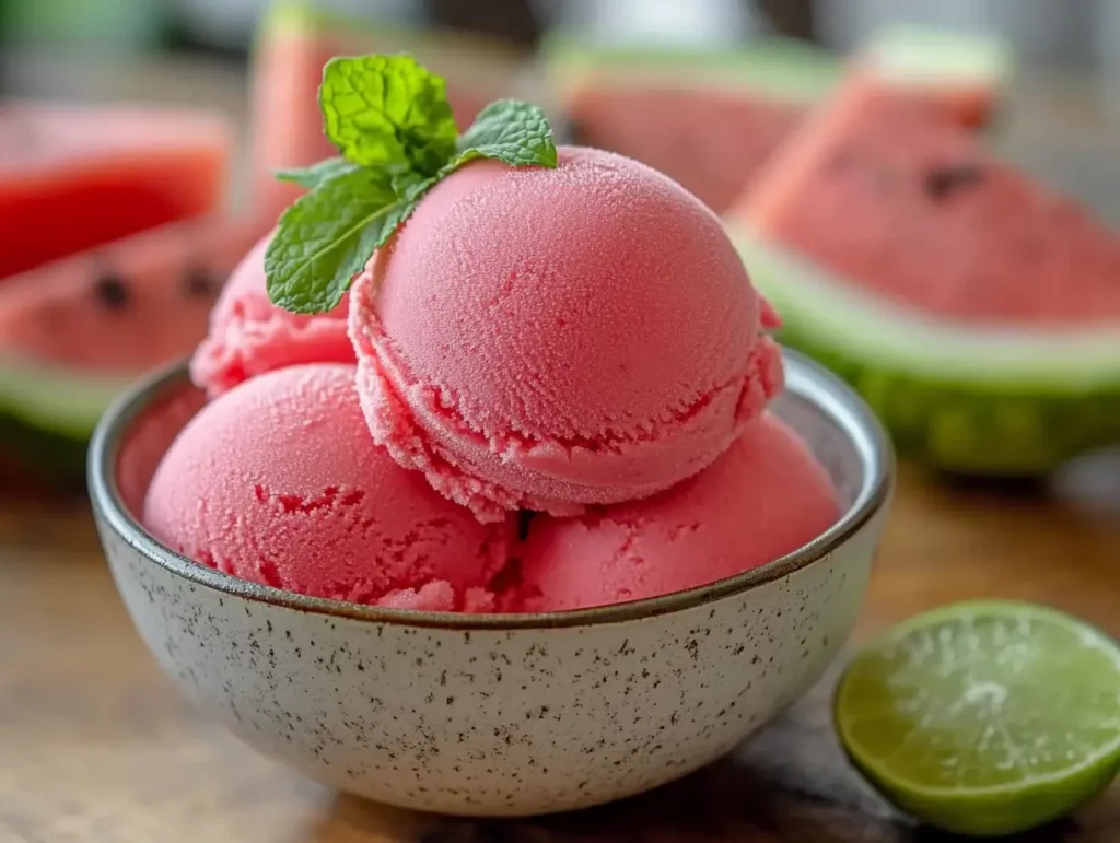 Watermelon sorbet recipe